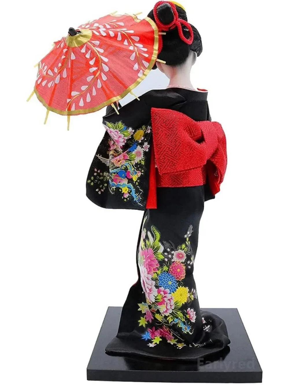 12-Inch Japanese Geisha Kimono Doll - Collectible Asian Figurine & Gift